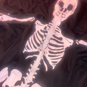Black Skeleton Onesie Costume